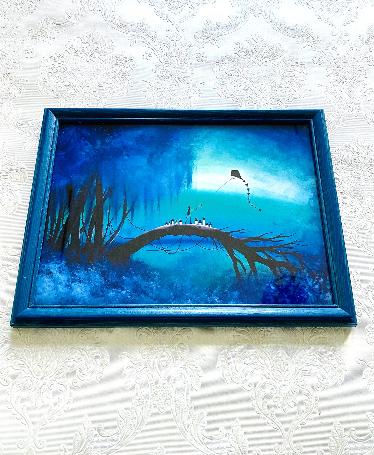 Mittelgroßer gerahmter Kunstdruck / Közepes méretű keretezett művészi nyomat