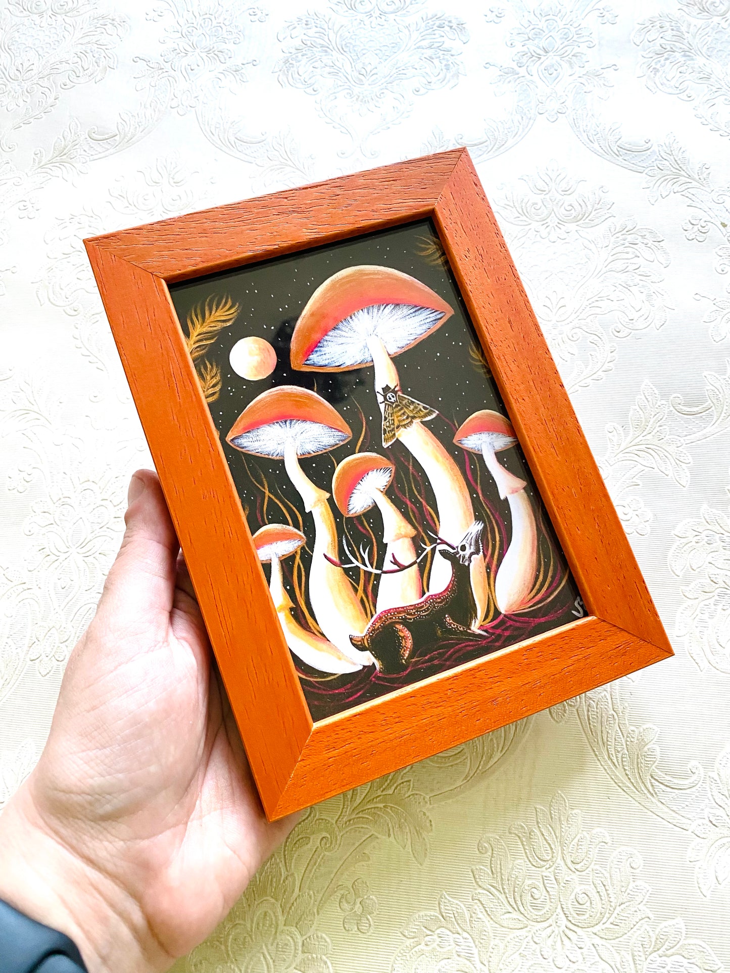 Mini gerahmter Kunstdruck / Mini keretezett művészi nyomat