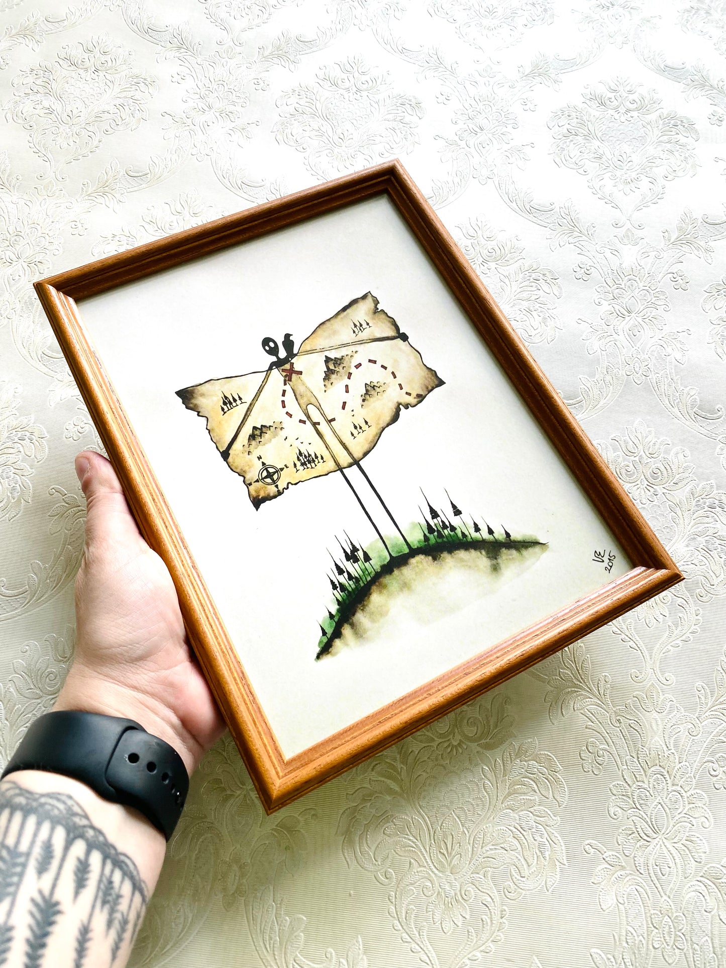 Medium framed art print / Közepes méretű keretezett művészi nyomat
