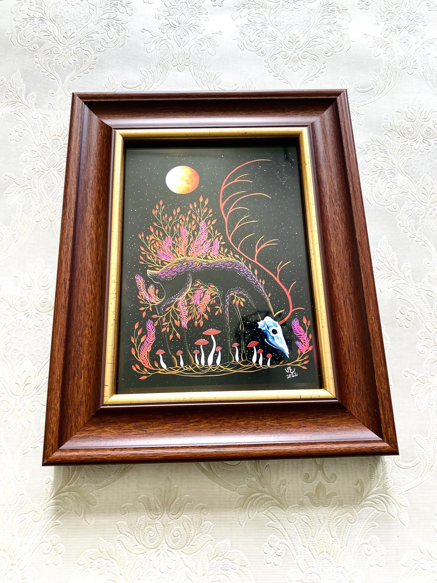 Mini gerahmter Kunstdruck / Mini keretezett művészi nyomat