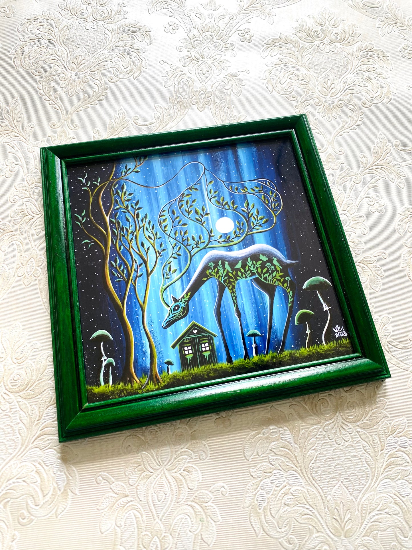 Mini gerahmter Kunstdruck / Mini keretezett művészi nyomat
