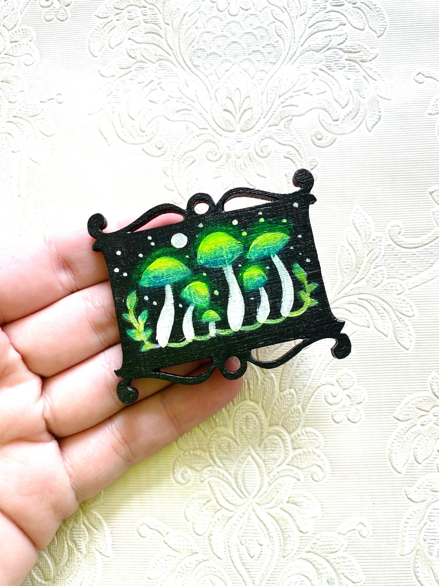 Hand-painted mushroom magnet / Kézzel festett gomba mágnes
