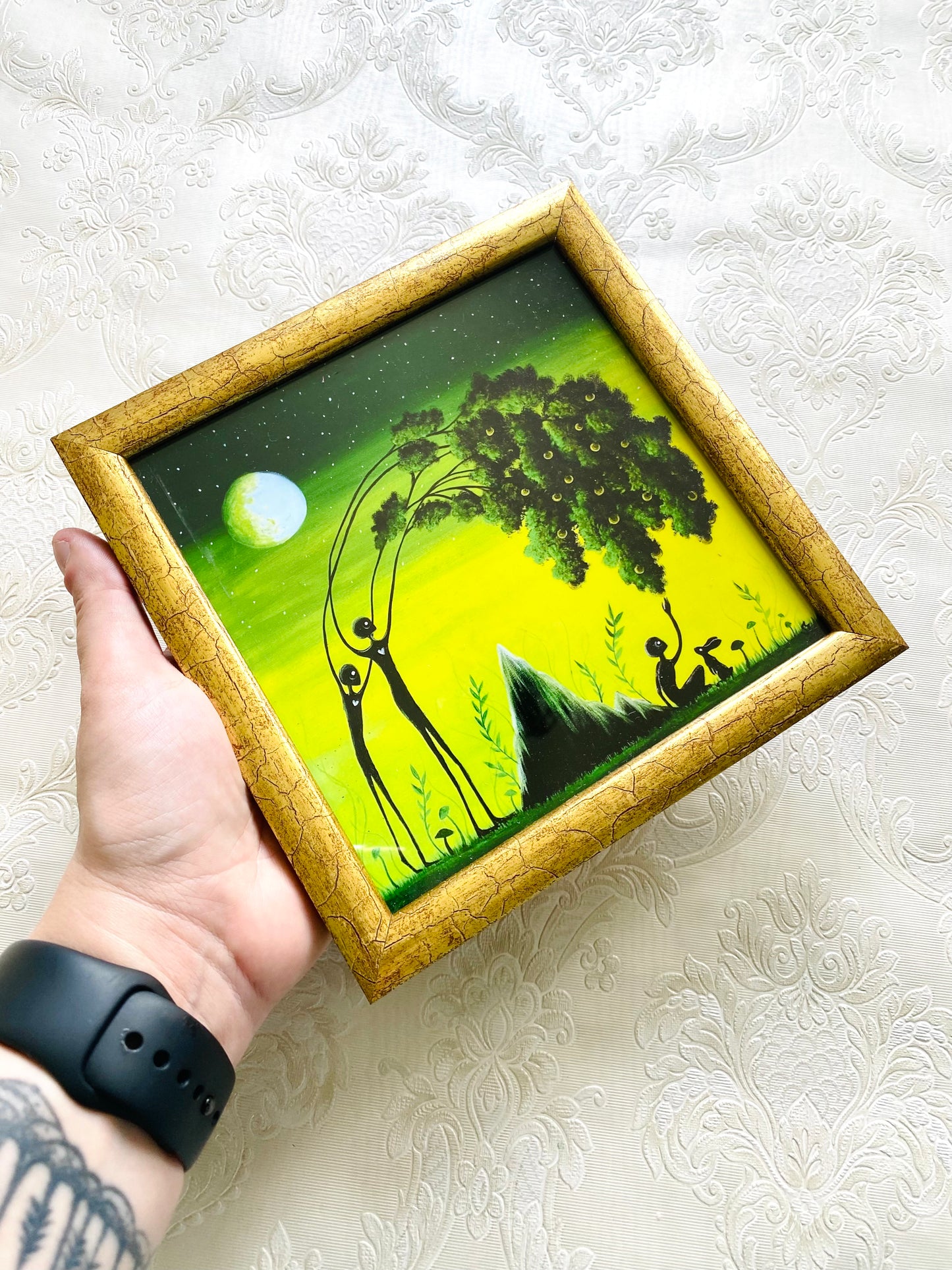 Mini gerahmter Kunstdruck / Mini keretezett művészi nyomat