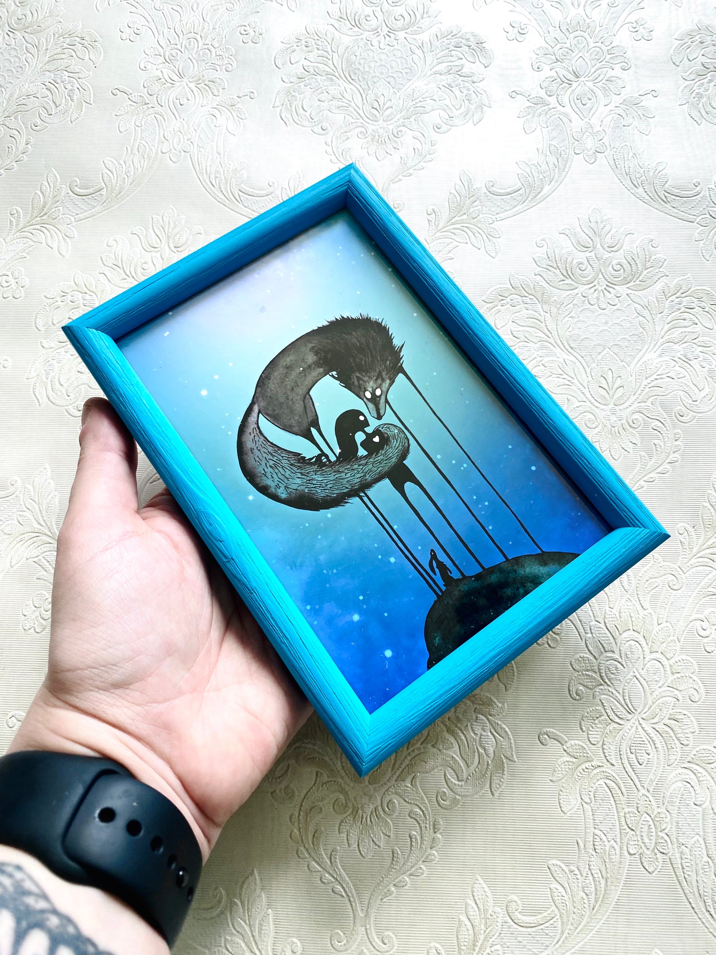 Mini gerahmter Kunstdruck / Mini keretezett művészi nyomat