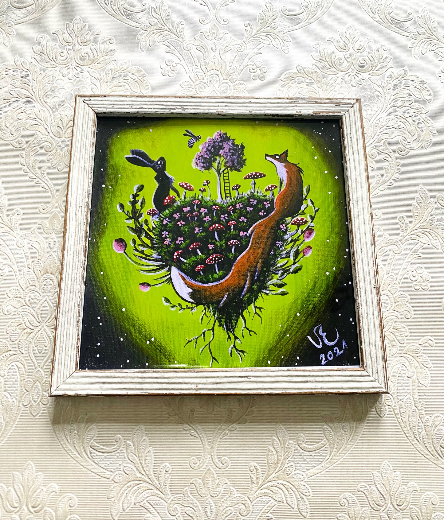 Mini gerahmter Kunstdruck / Mini keretezett művészi nyomat