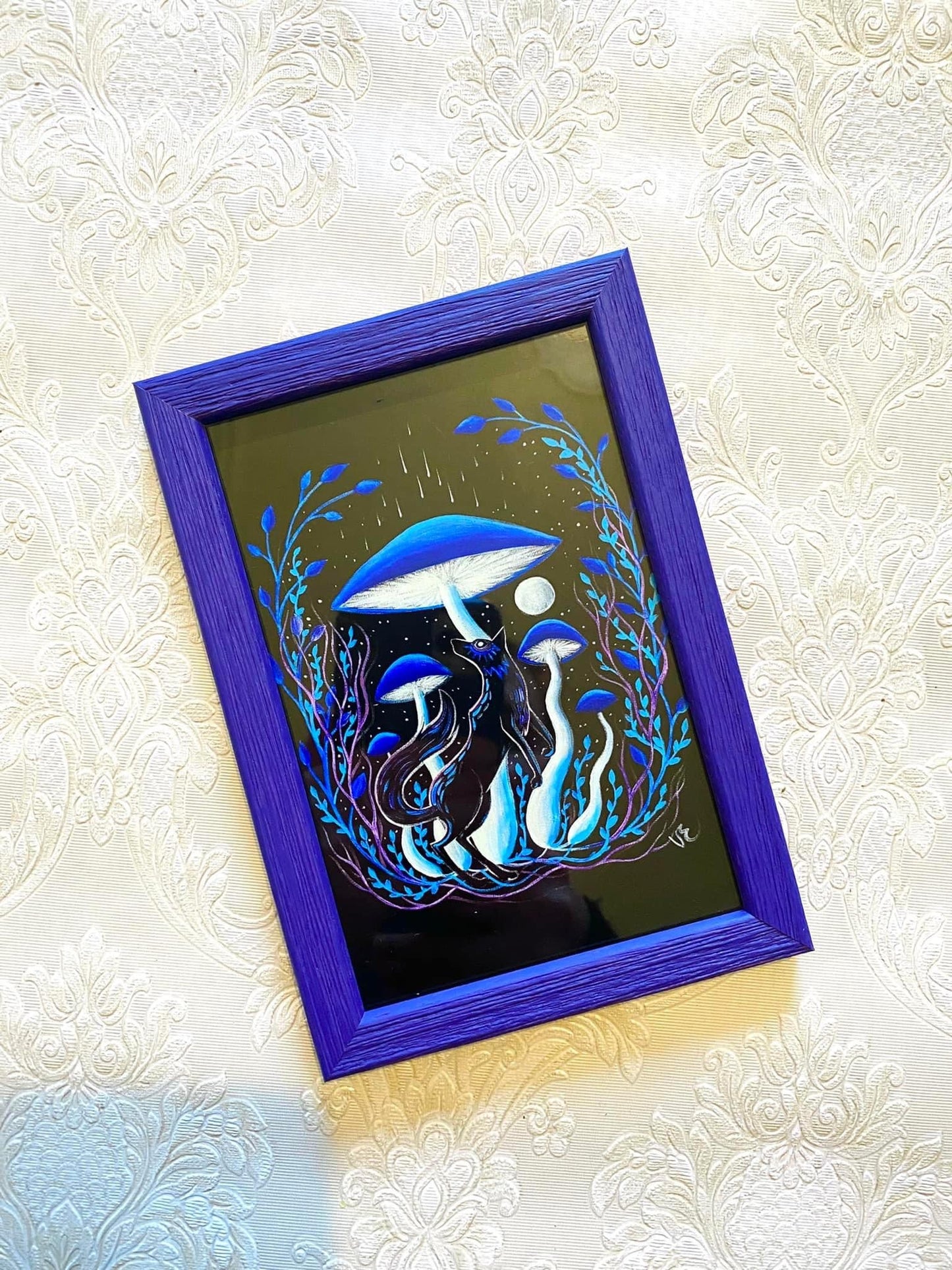 Mini gerahmter Kunstdruck / Mini keretezett művészi nyomat
