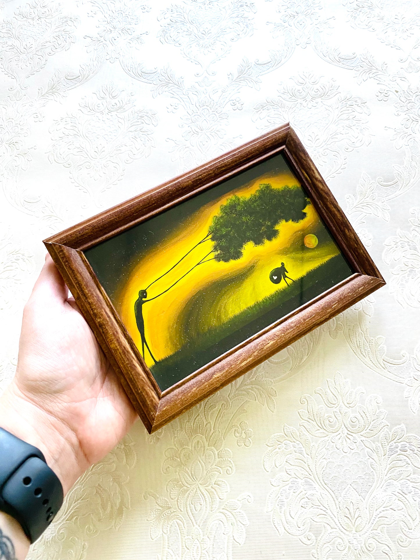 Mini gerahmter Kunstdruck / Mini keretezett művészi nyomat