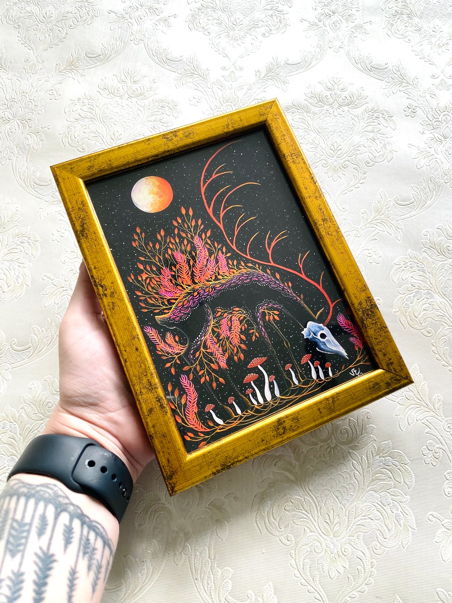 Mini gerahmter Kunstdruck / Mini keretezett művészi nyomat