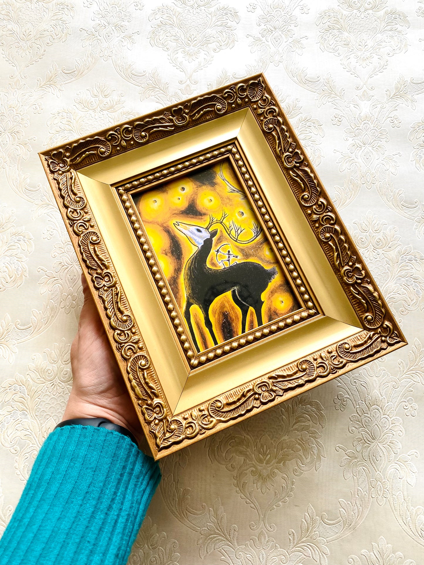 Mini gerahmter Kunstdruck / Mini keretezett művészi nyomat