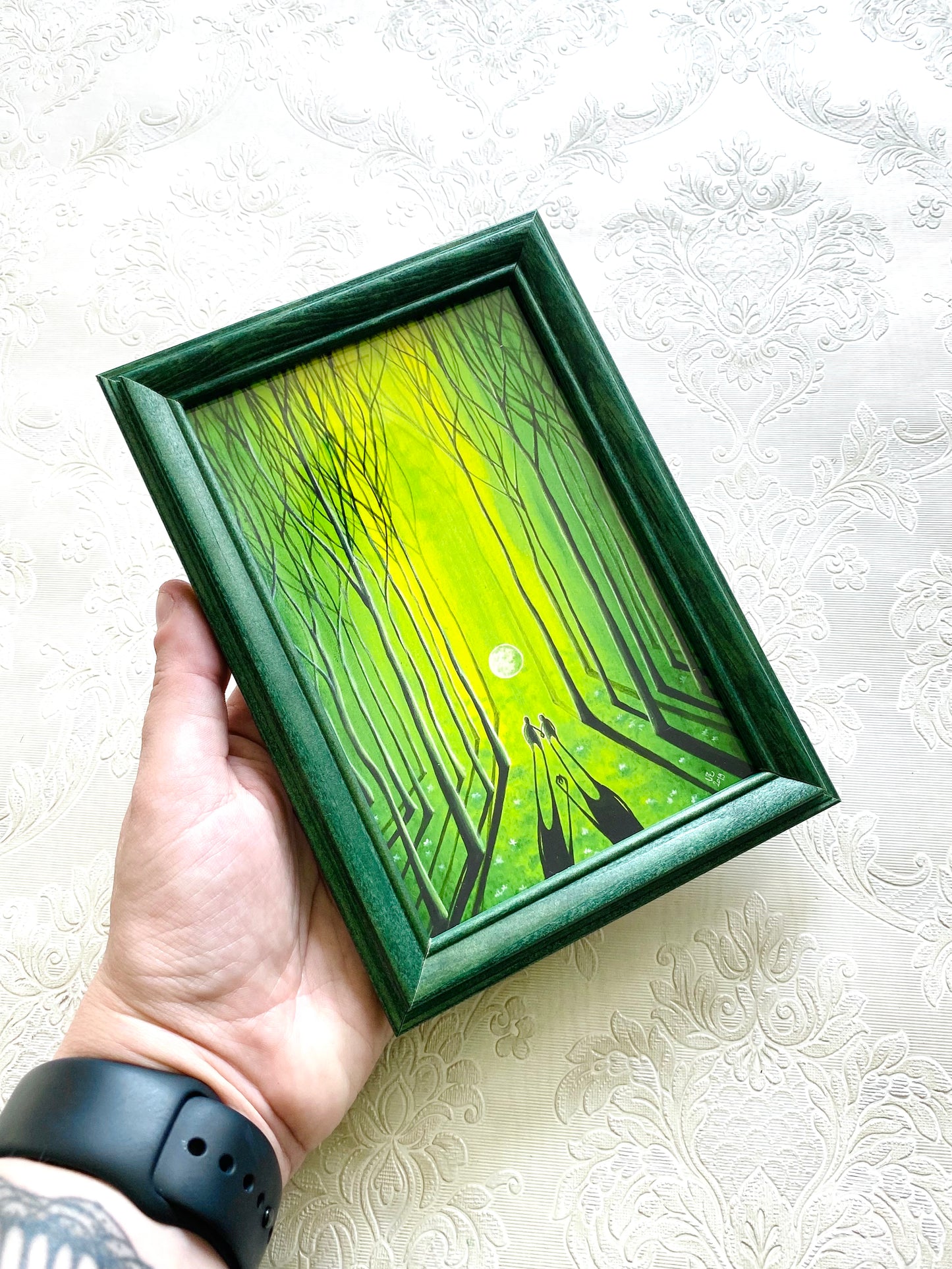 Mini gerahmter Kunstdruck / Mini keretezett művészi nyomat