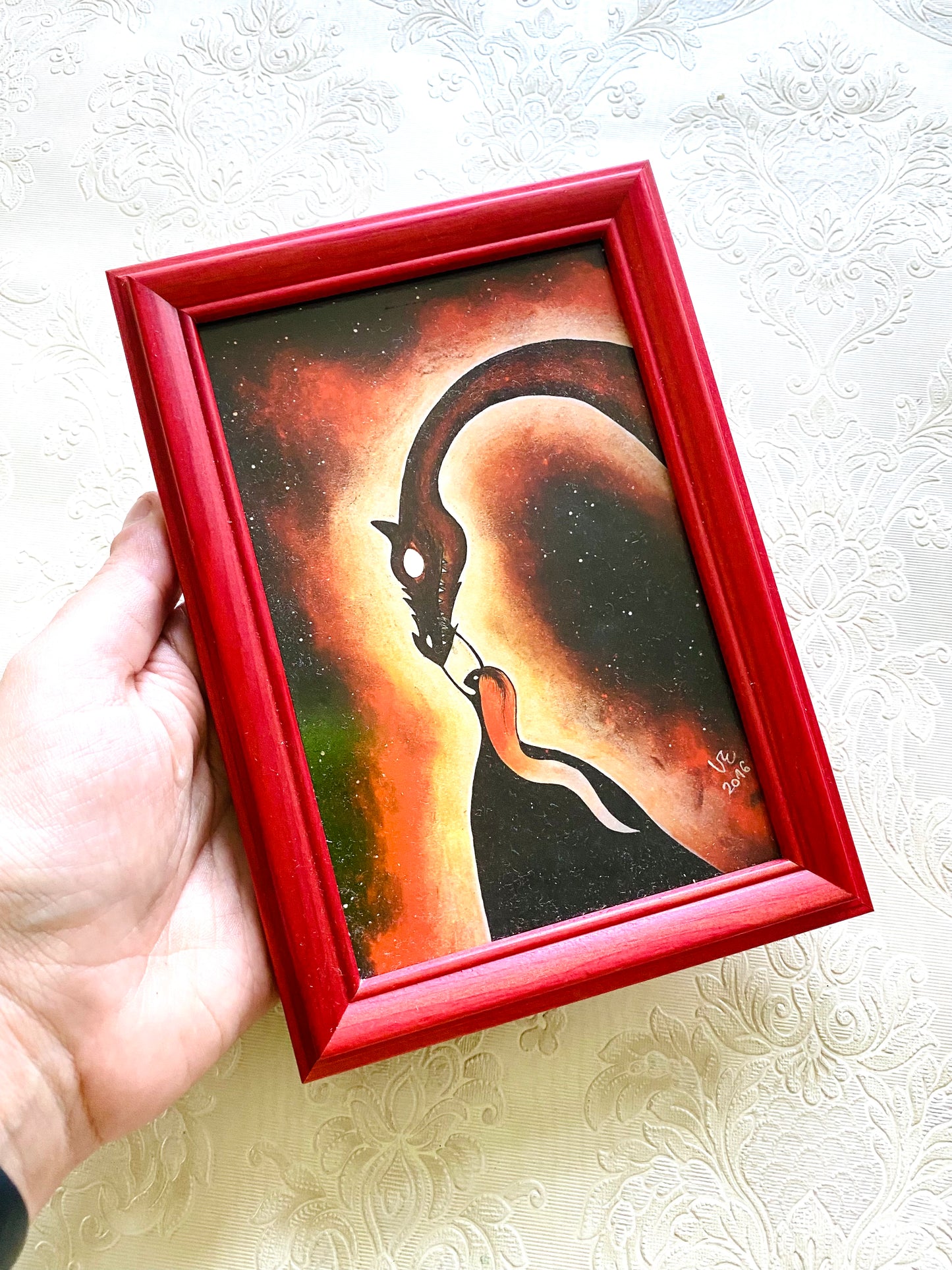 Mini gerahmter Kunstdruck / Mini keretezett művészi nyomat