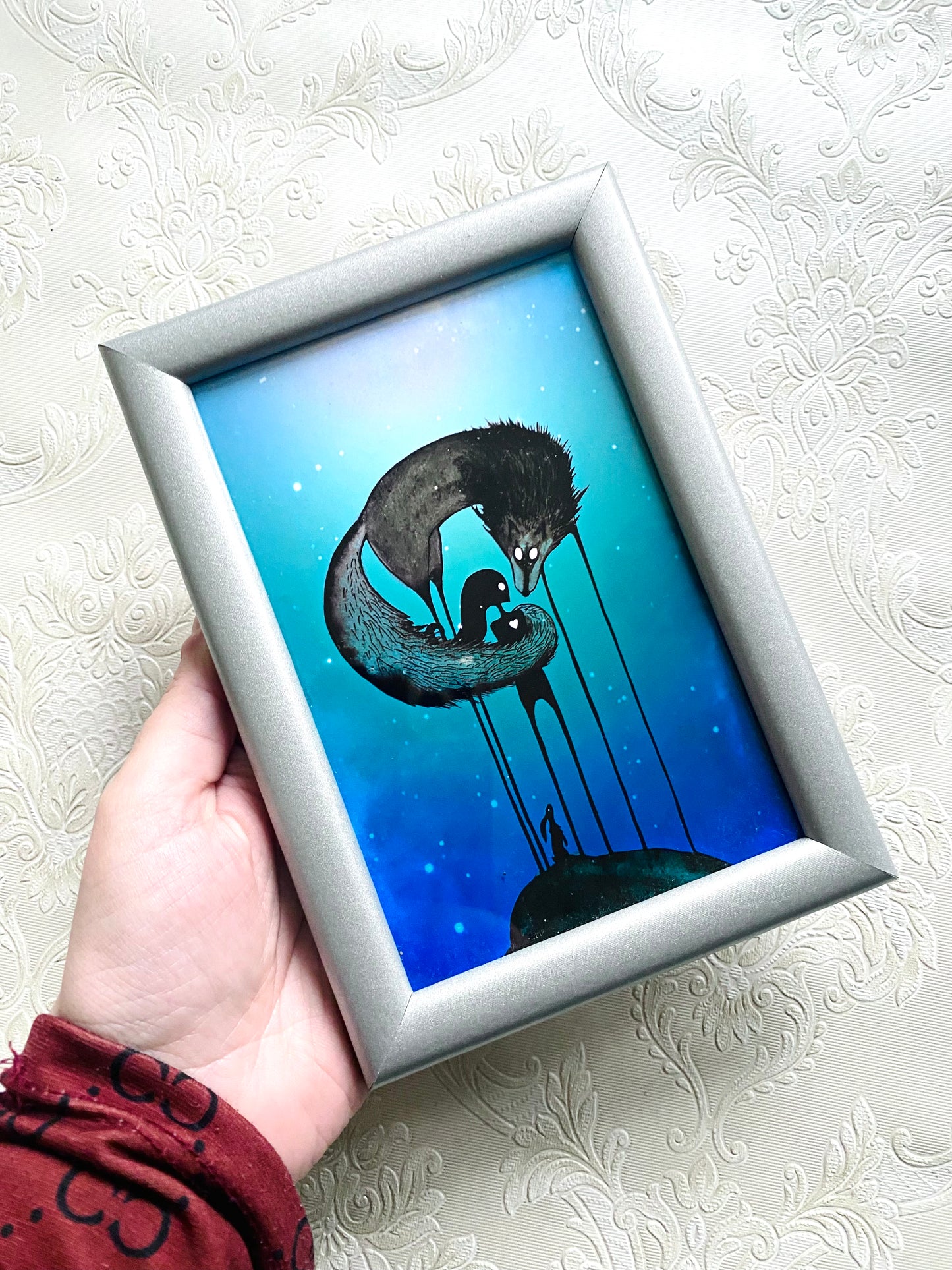 Mini gerahmter Kunstdruck / Mini keretezett művészi nyomat