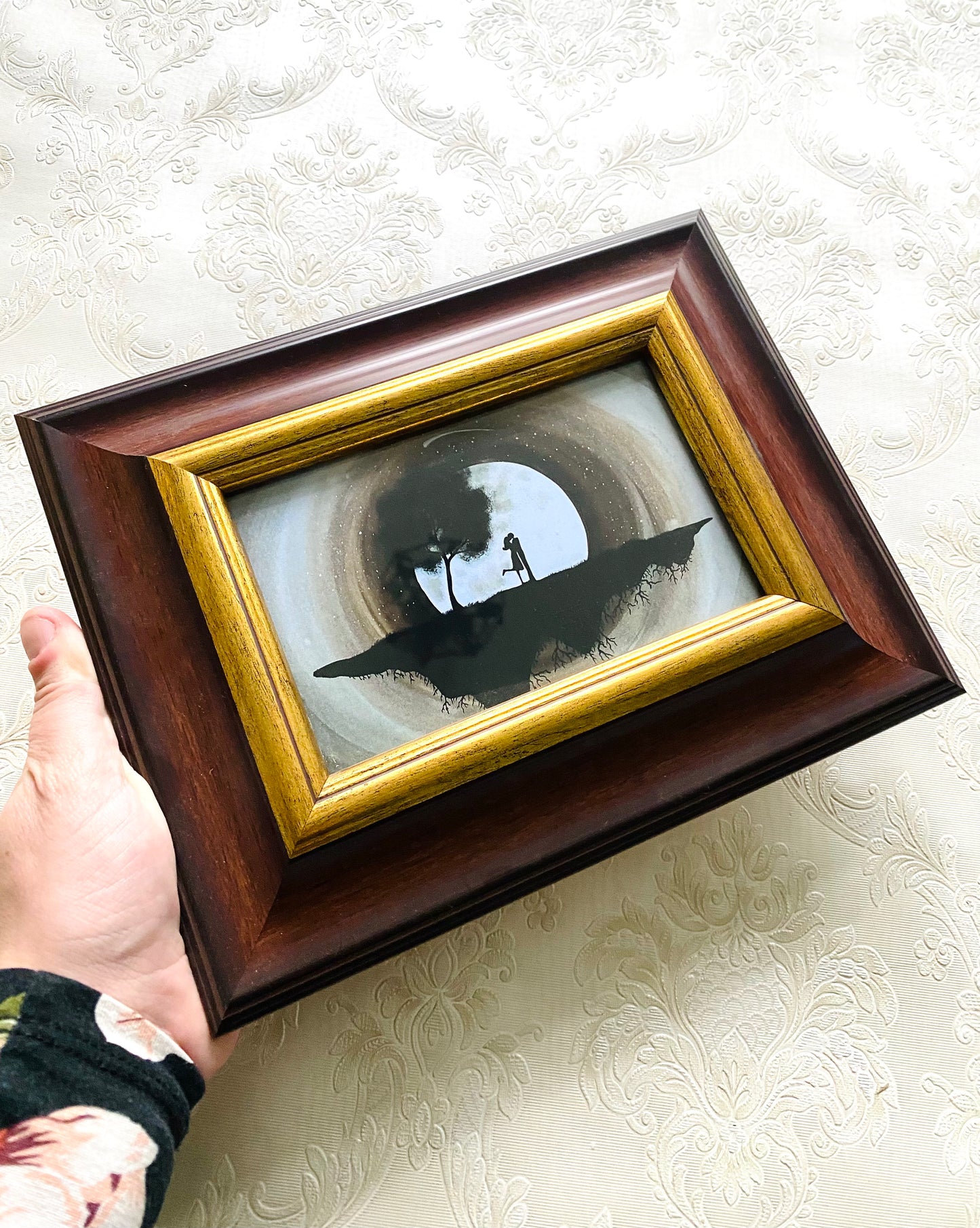 Mini gerahmter Kunstdruck / Mini keretezett művészi nyomat