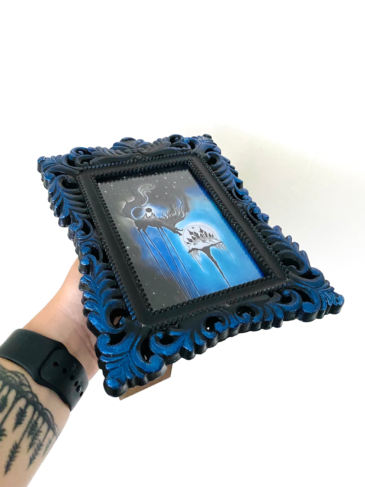 Gerahmter Mini-Kunstdruck in einem verzierten Rahmen / Mini keretezett művészi nyomat díszes keretben