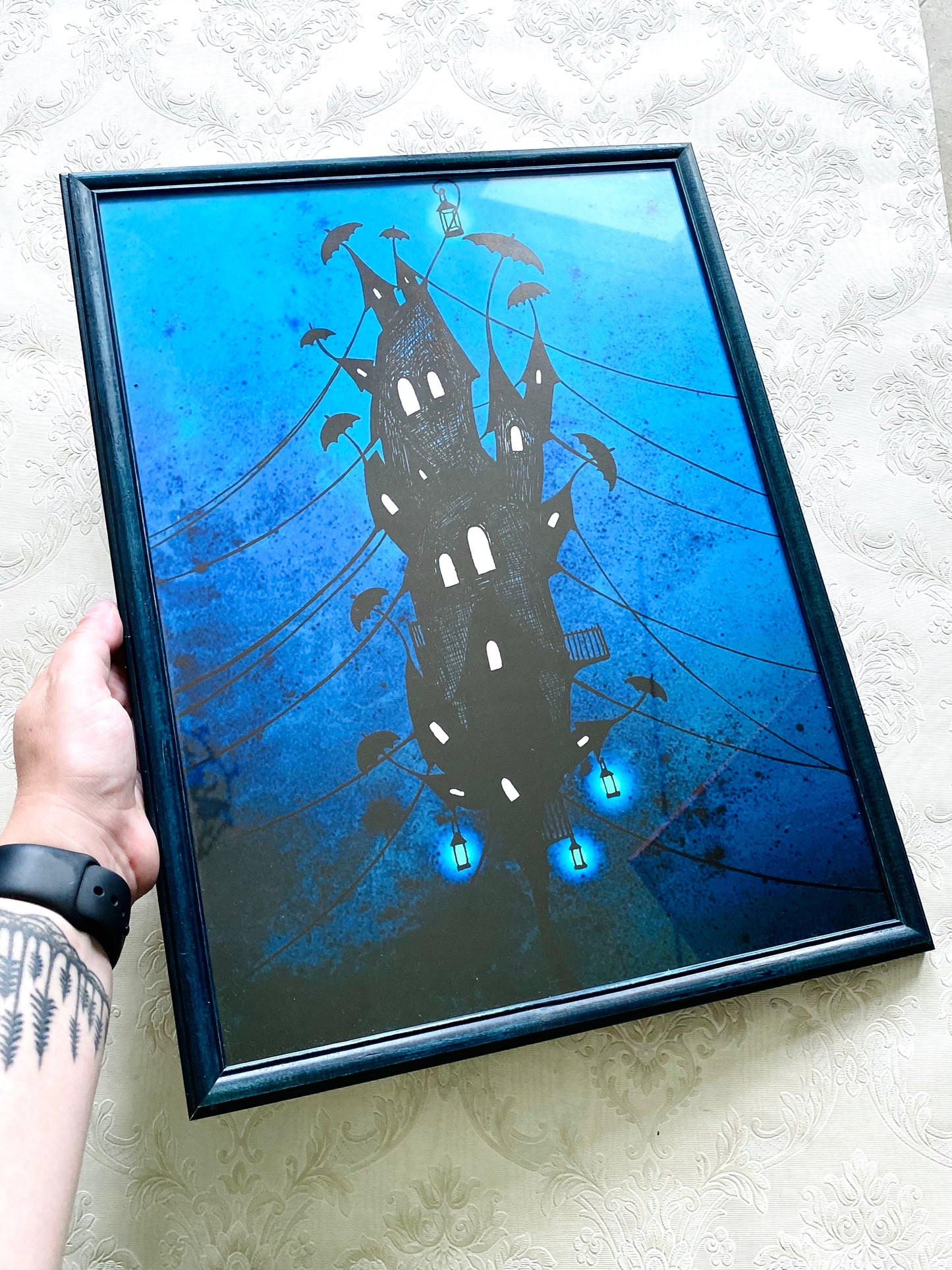 Larger framed art print / Nagyobb méretű keretezett művészi nyomat