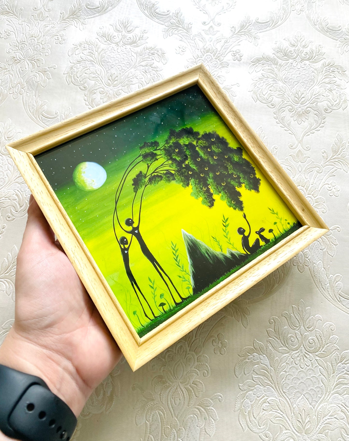 Mini gerahmter Kunstdruck / Mini keretezett művészi nyomat