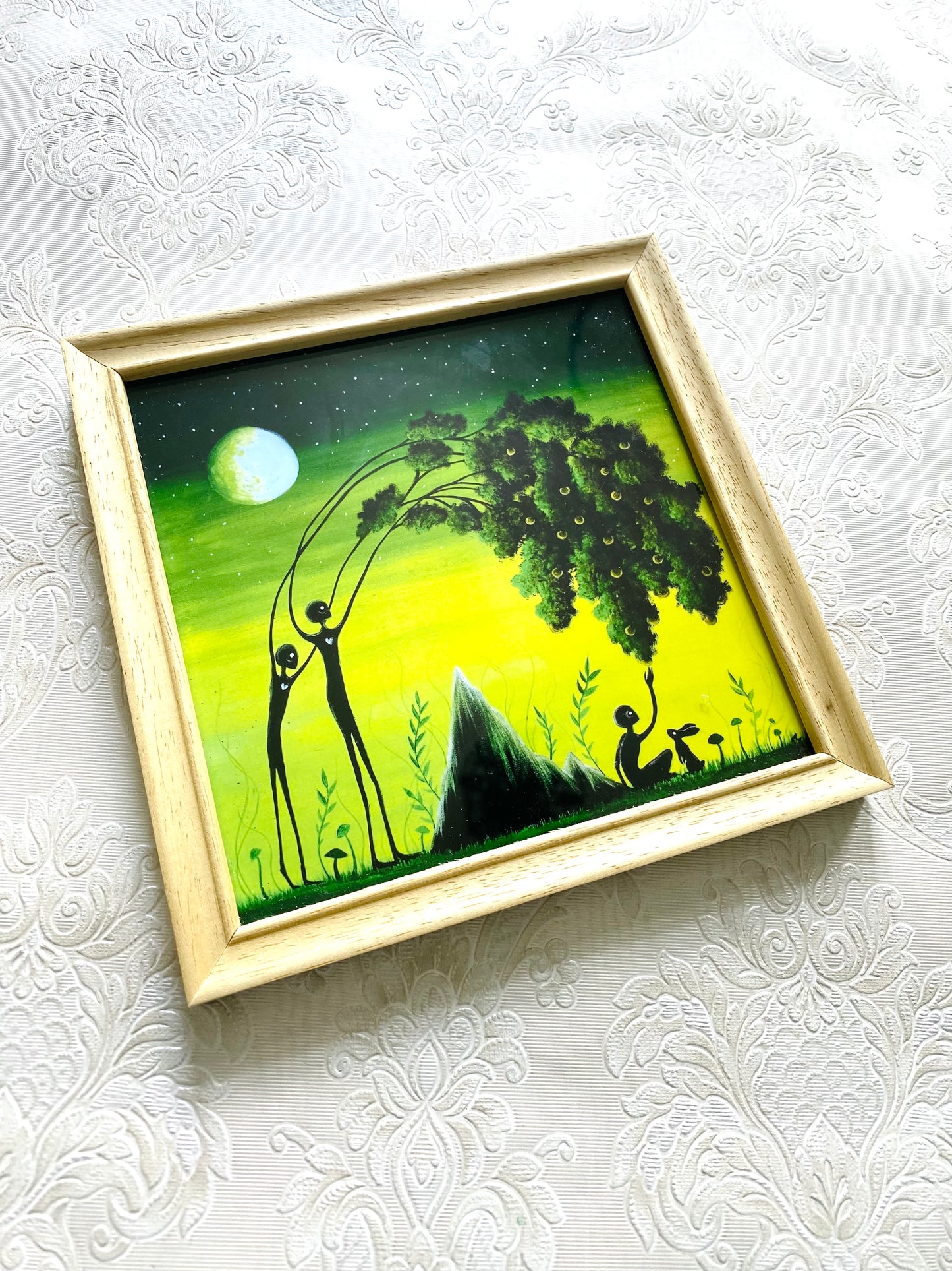 Mini gerahmter Kunstdruck / Mini keretezett művészi nyomat