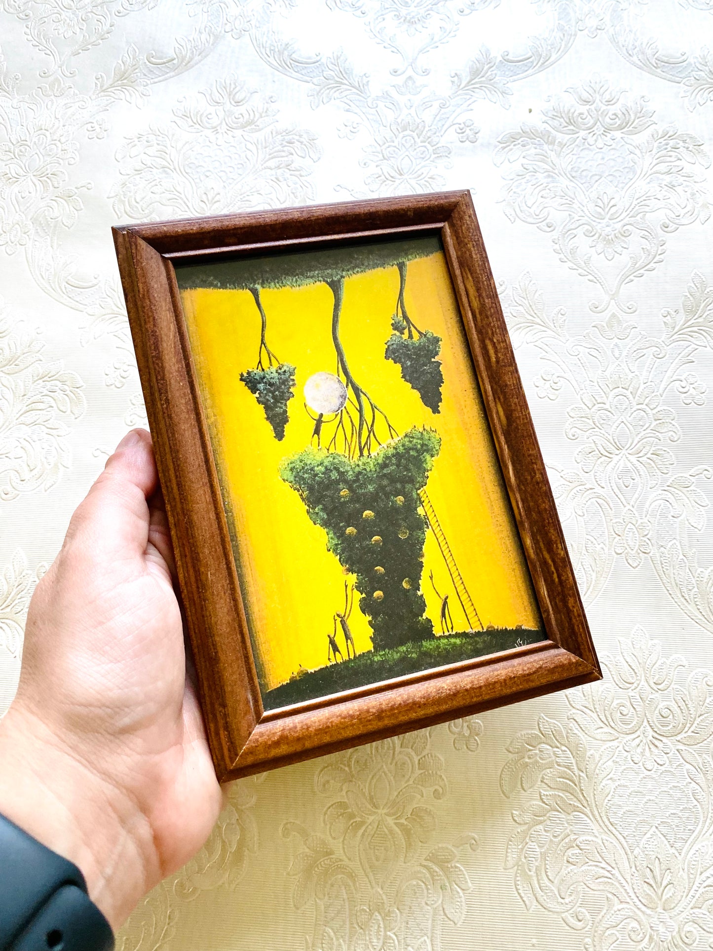 Mini gerahmter Kunstdruck / Mini keretezett művészi nyomat
