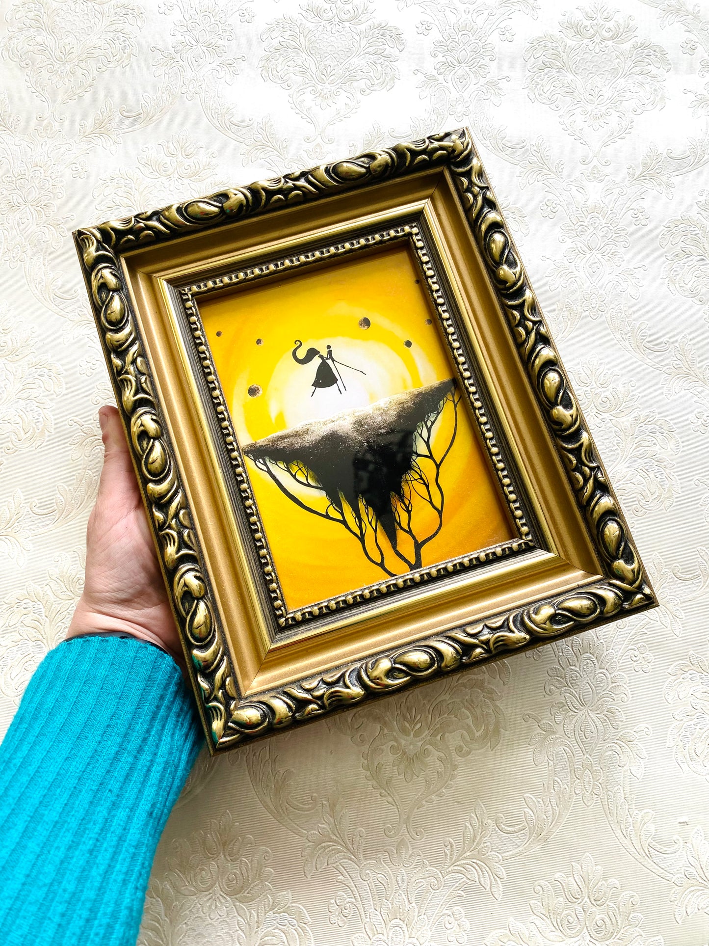 Mini gerahmter Kunstdruck / Mini keretezett művészi nyomat