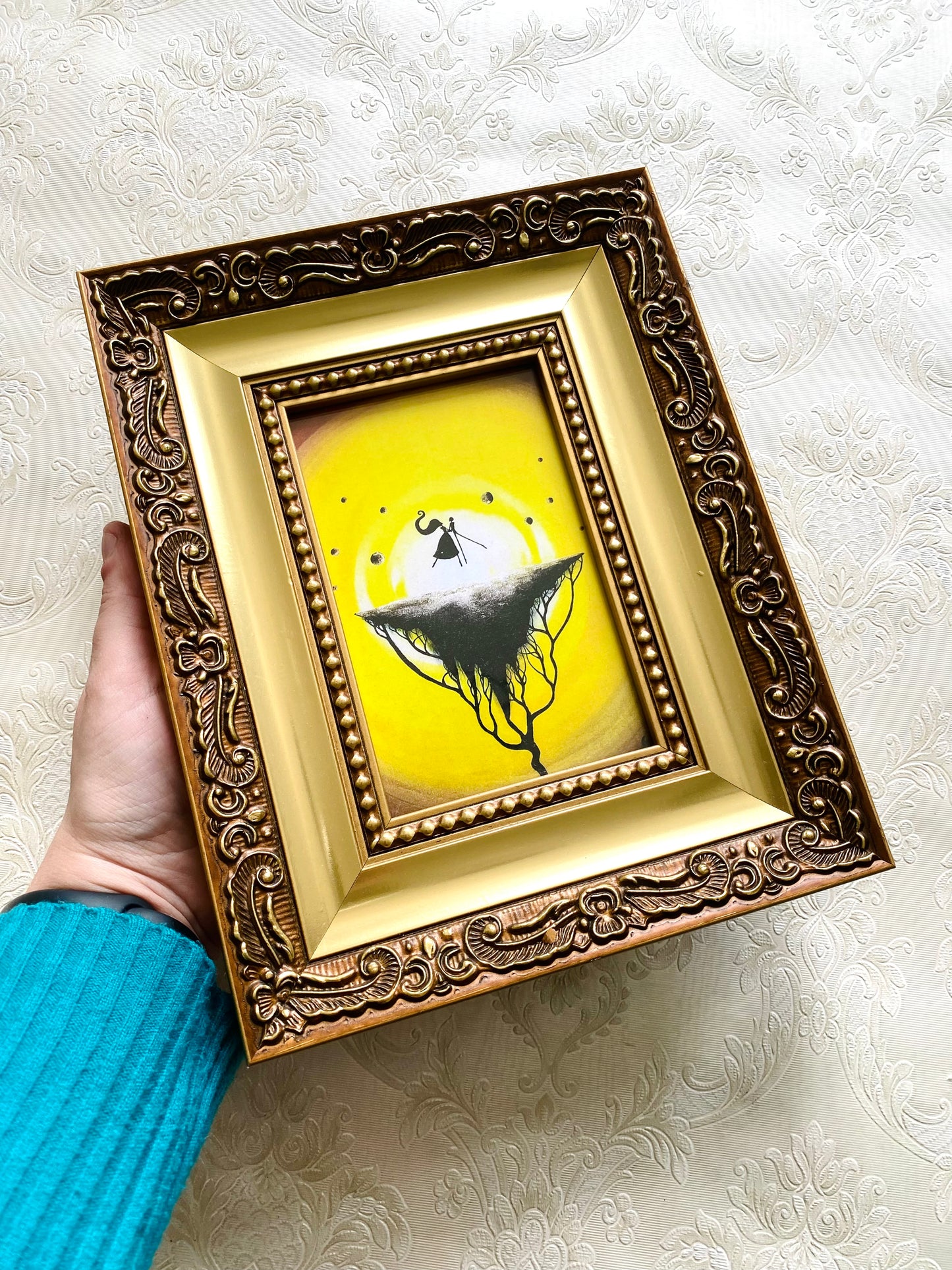 Mini gerahmter Kunstdruck / Mini keretezett művészi nyomat