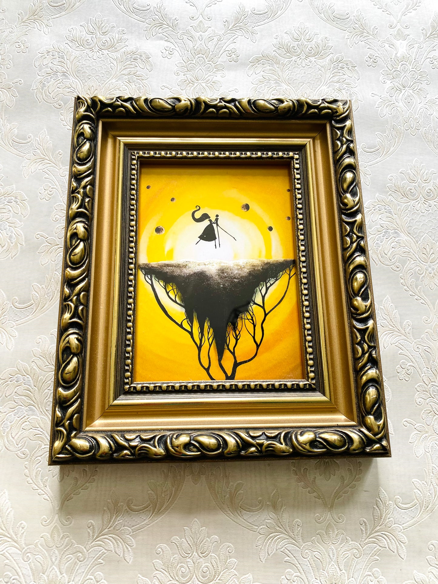 Mini gerahmter Kunstdruck / Mini keretezett művészi nyomat
