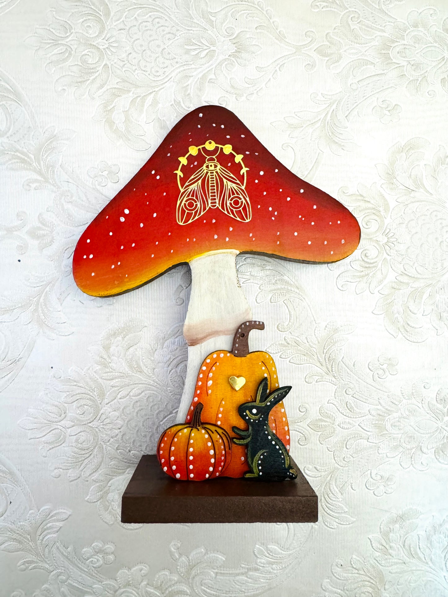 Kézzel festett gomba NAGYOBB / Hand-painted mushroom LARGER