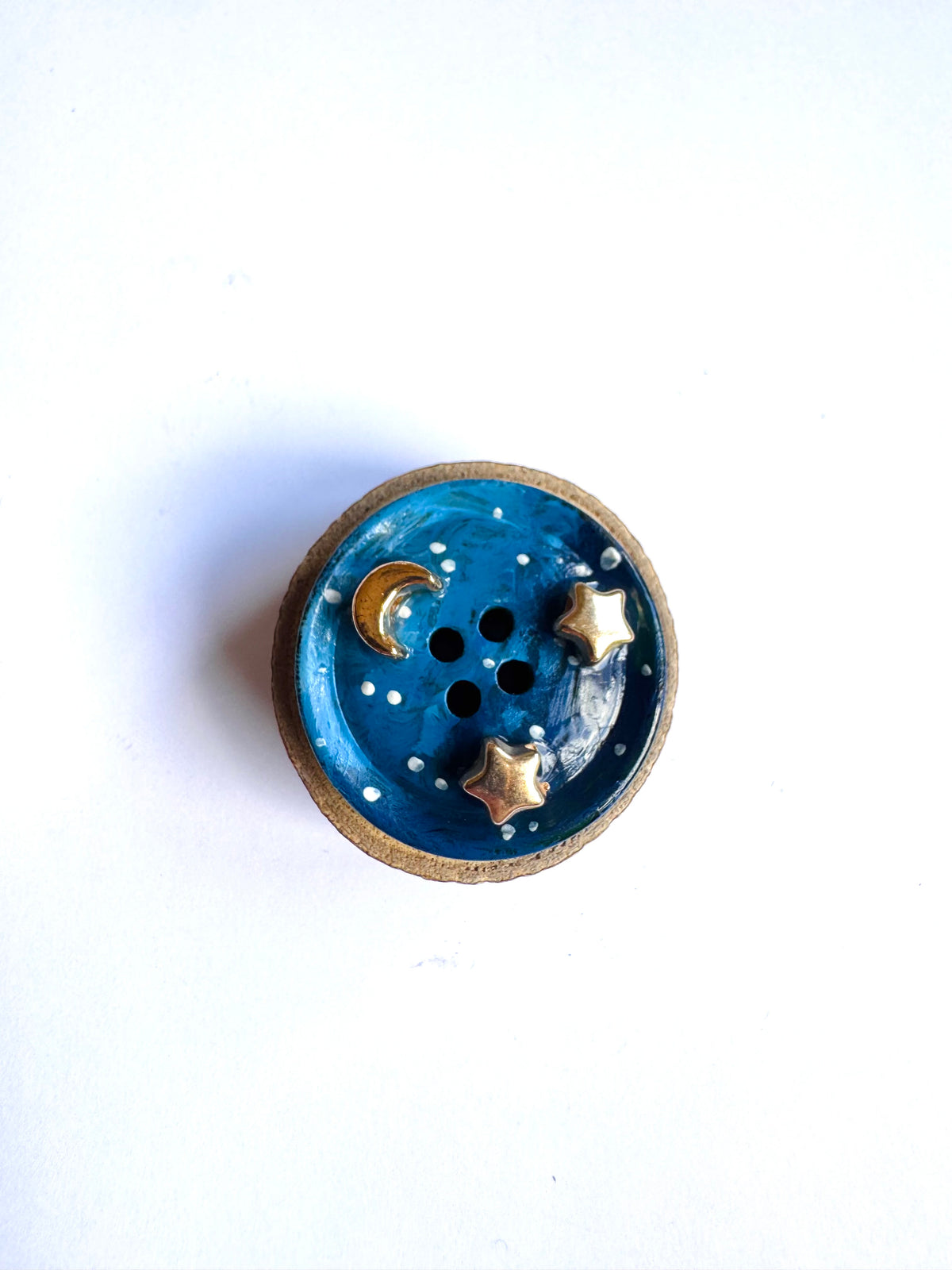 Hand-painted mini wooden MAGNET / Kézzel festett mini fakorong MÁGNES