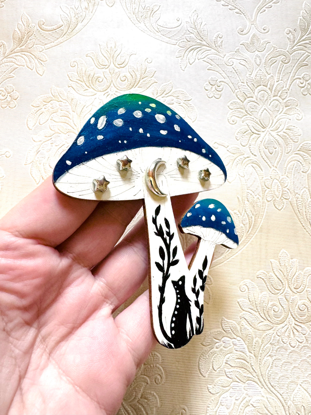 Hand-painted mushroom MAGNET / Kézzel festett gomba mágnes