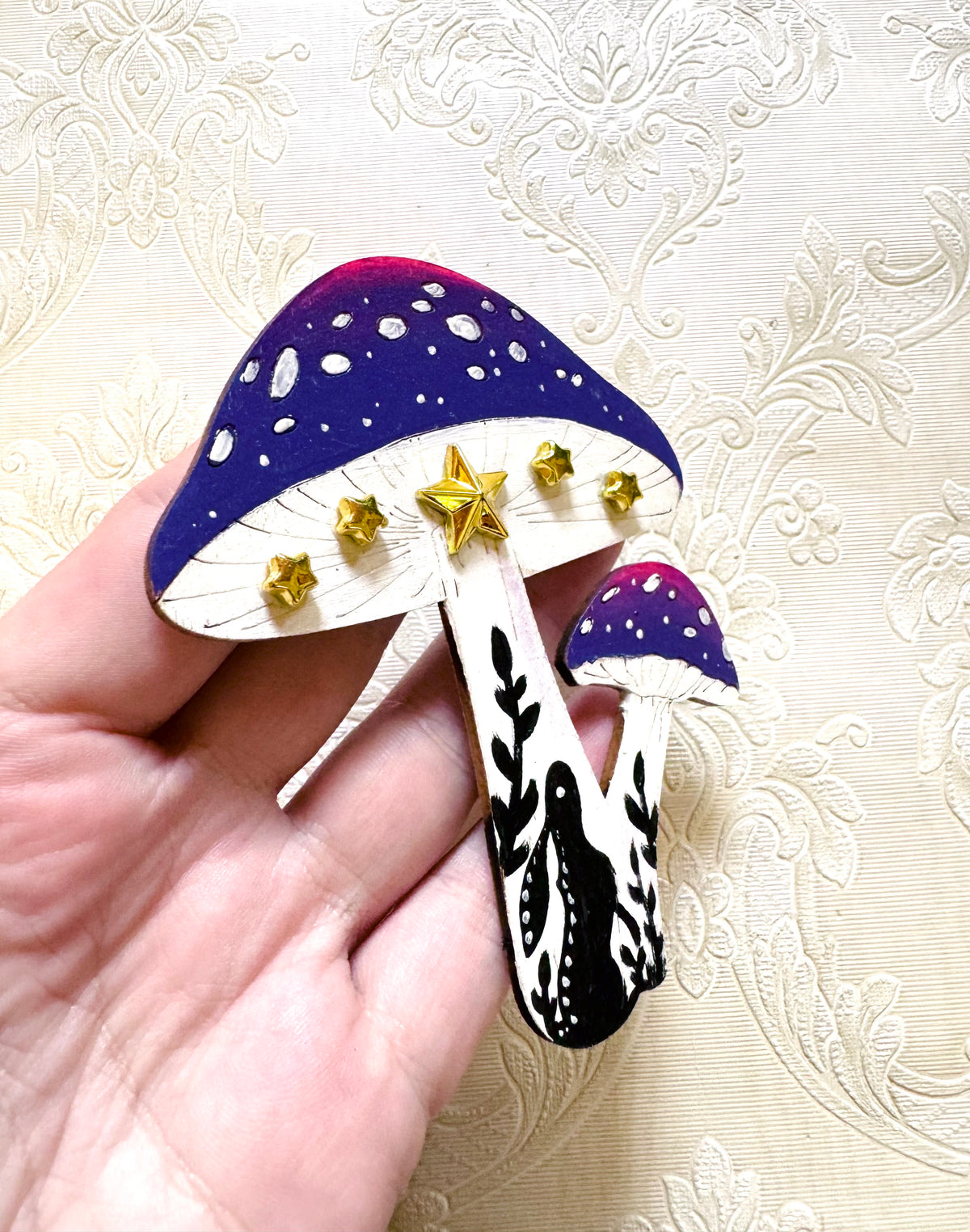 Hand-painted mushroom MAGNET / Kézzel festett gomba mágnes