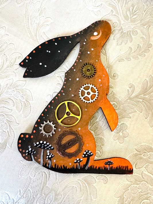 Hand-painted “steampunk” MAGNET / Kézzel festett “steampunk” mágnes