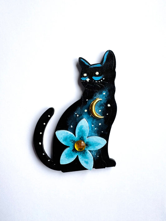 Hand-painted cat MAGNET / Kézzel festett macska mágnes