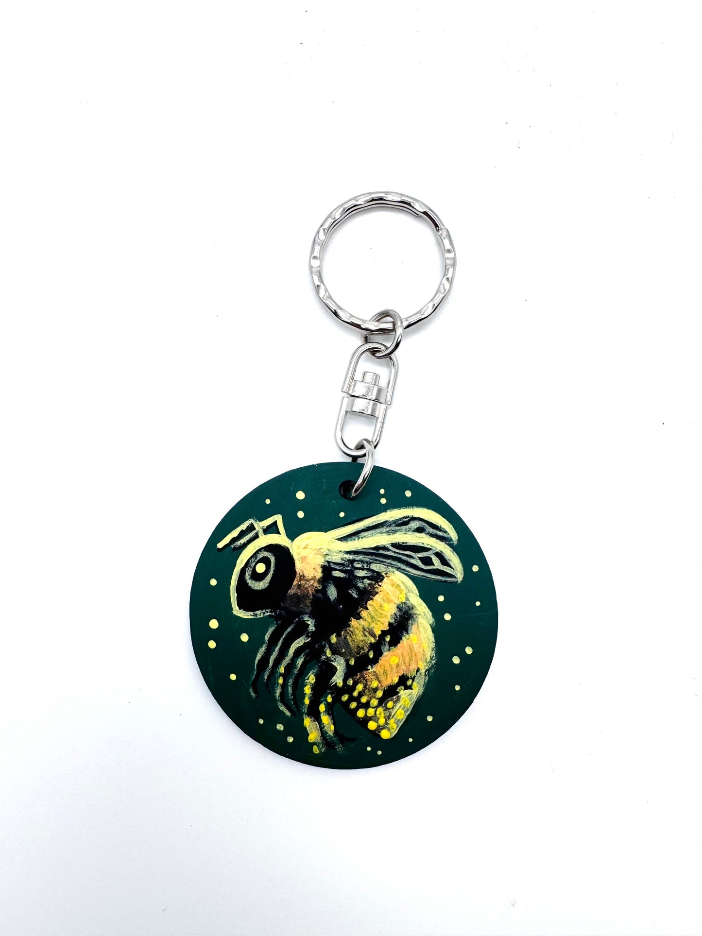 Round wooden keychain (larger size) / Kerek fa kulcstartó (nagyobb méret)