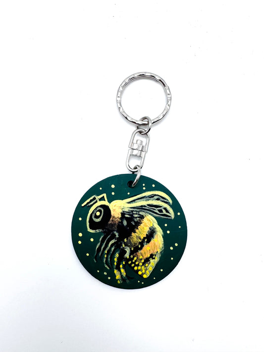 Round wooden keychain (larger size) / Kerek fa kulcstartó (nagyobb méret)