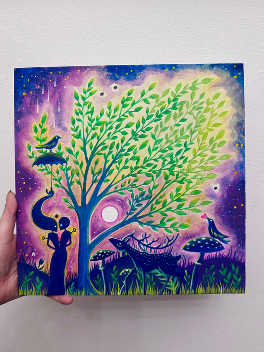 ORIGINAL acrylic painting on canvas / EREDETI akril festmény vászonra