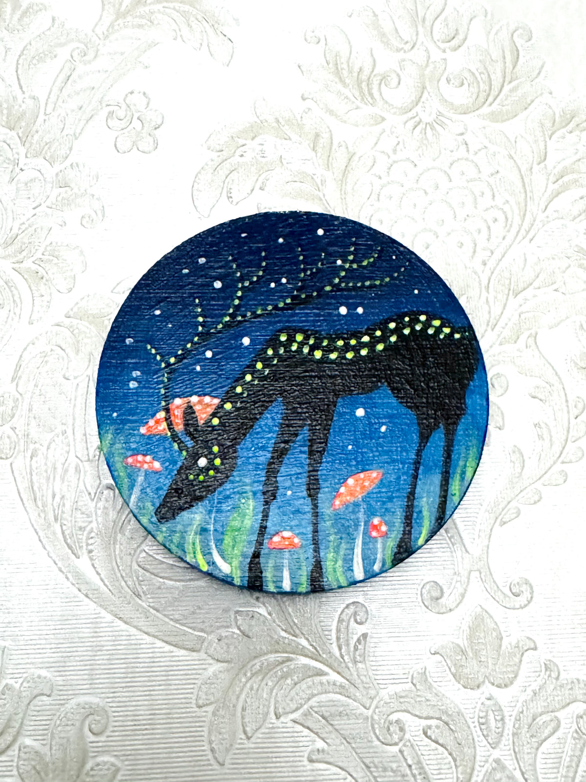 EYCIIR kézzel festett sminktükör / EYCIIR handpainted mirror