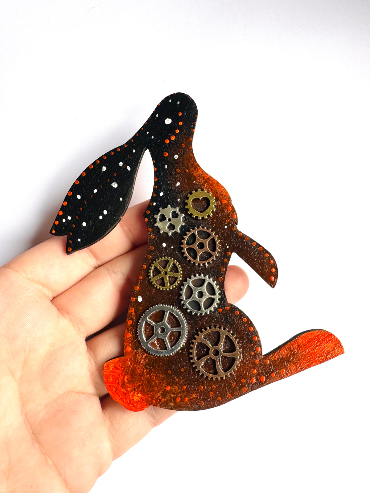 Hand-painted “steampunk” MAGNET / Kézzel festett “steampunk” mágnes