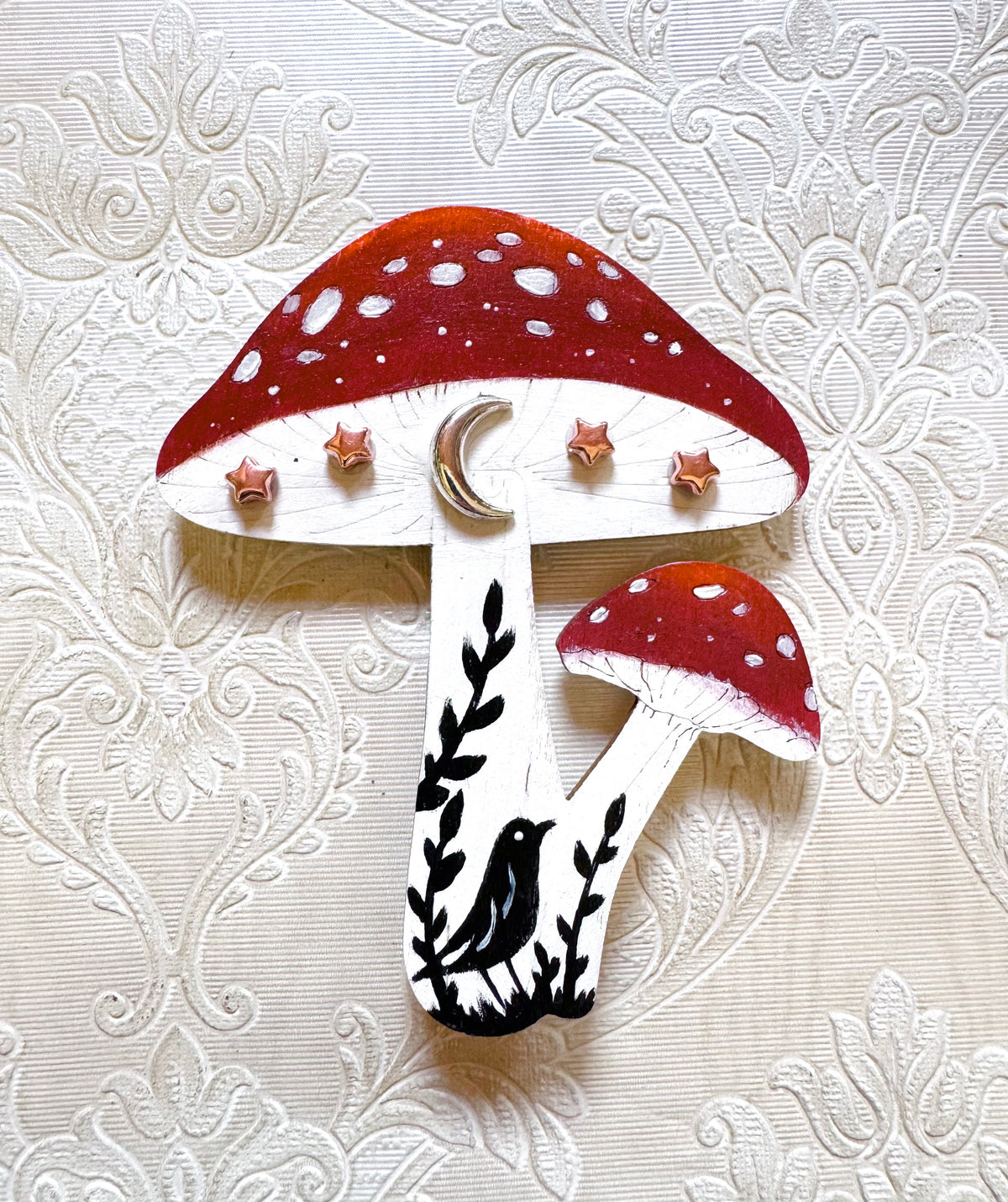 Hand-painted mushroom MAGNET / Kézzel festett gomba mágnes