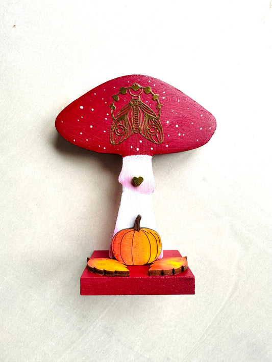 Kézzel festett gomba KISEBB / Hand-painted mushroom SMALLER