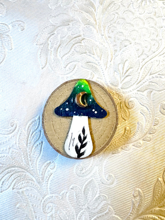 Hand-painted mini wooden MAGNET / Kézzel festett mini fakorong MÁGNES