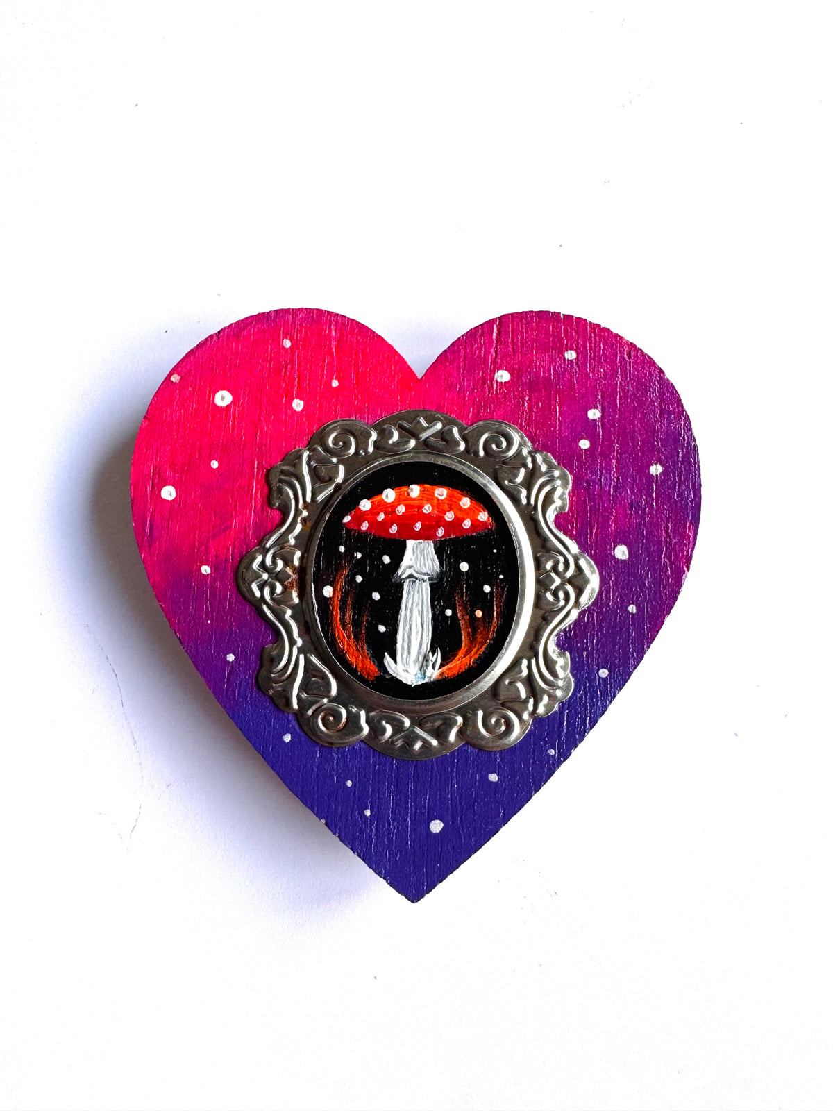Hand-painted mini wooden MAGNET / Kézzel festett mini fa MÁGNES