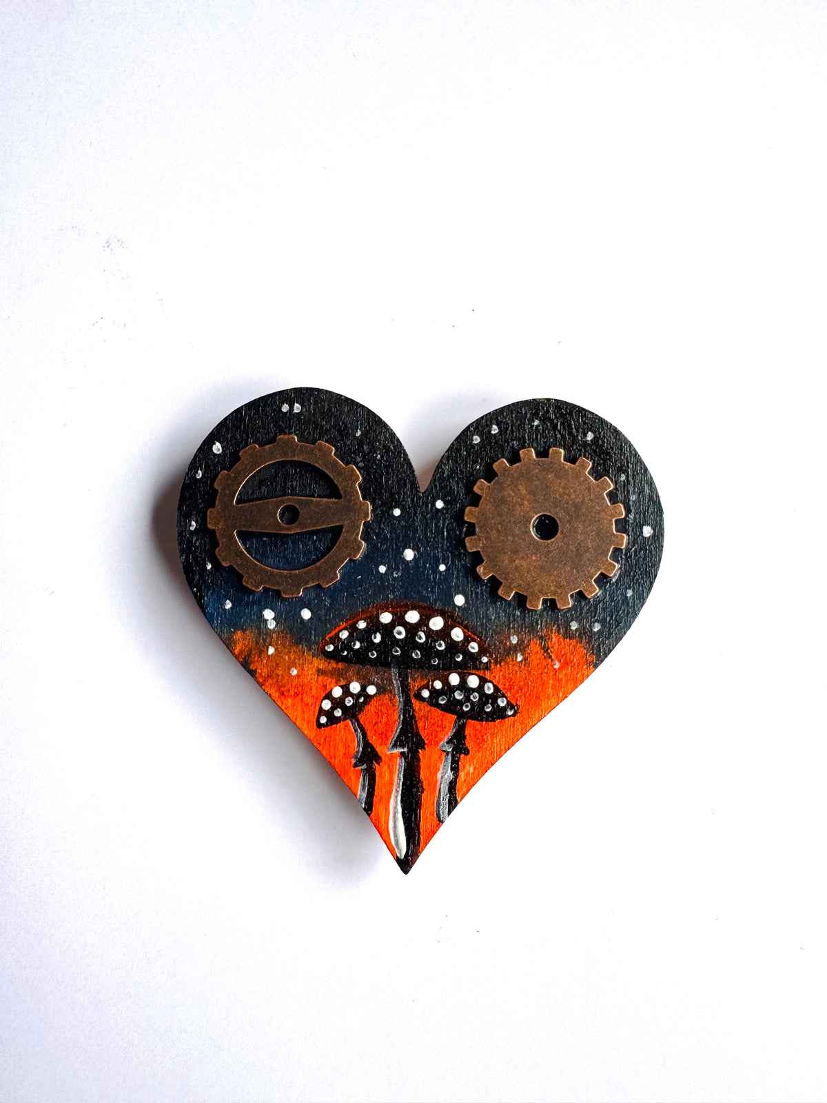 Hand-painted “steampunk” MAGNET / Kézzel festett “steampunk” mágnes