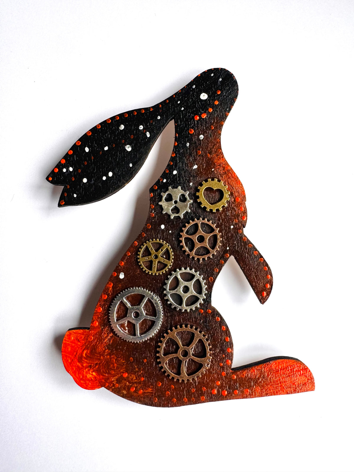 Hand-painted “steampunk” MAGNET / Kézzel festett “steampunk” mágnes