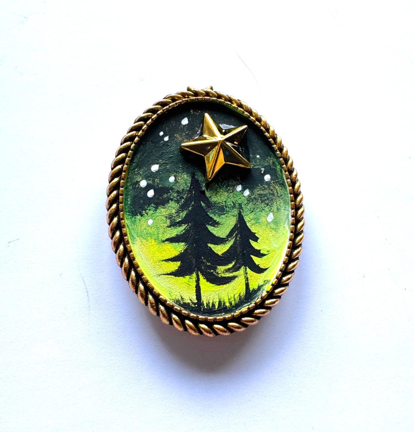 Hand-painted steel magnet / Kézzel festett fém mágnes