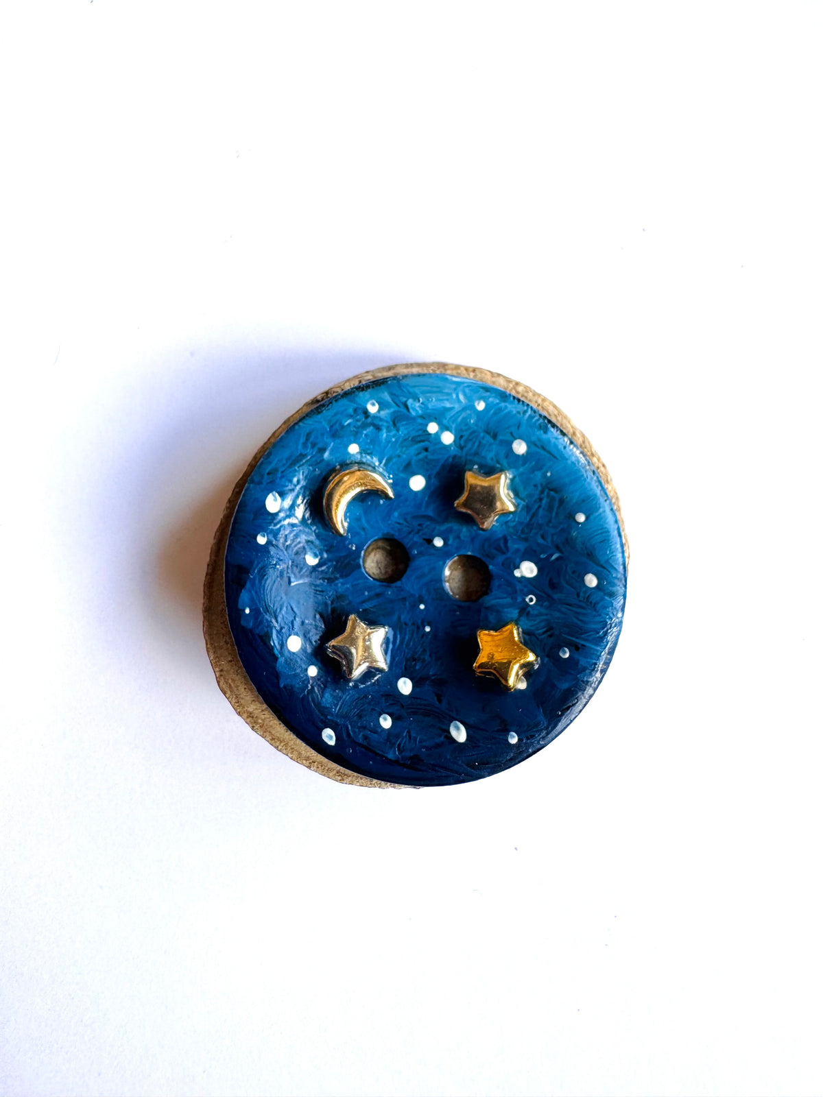 Hand-painted mini wooden MAGNET / Kézzel festett mini fakorong MÁGNES