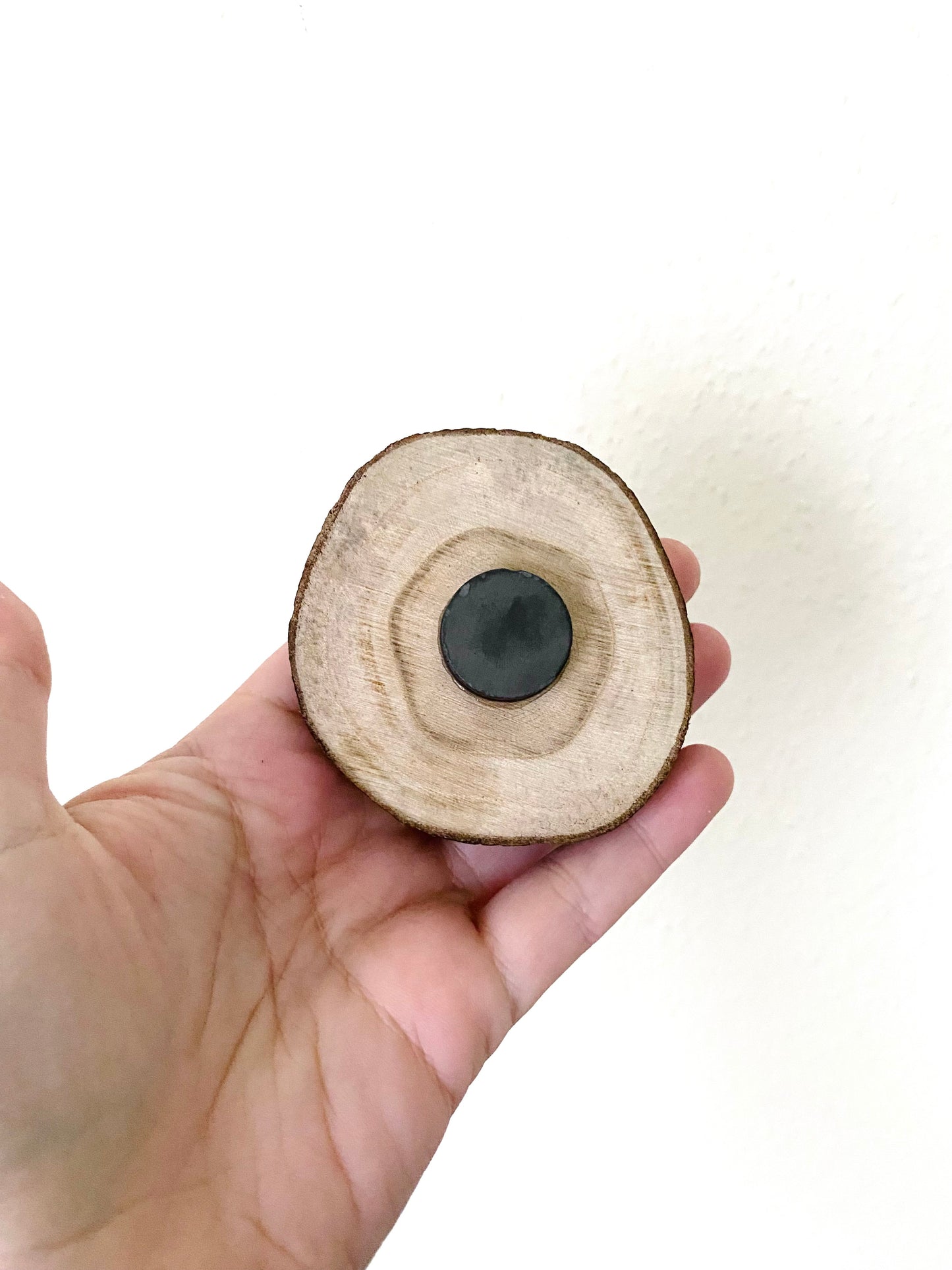 Hand-painted mini wood slice MAGNET / Kézzel festett mini fakorong mágnes
