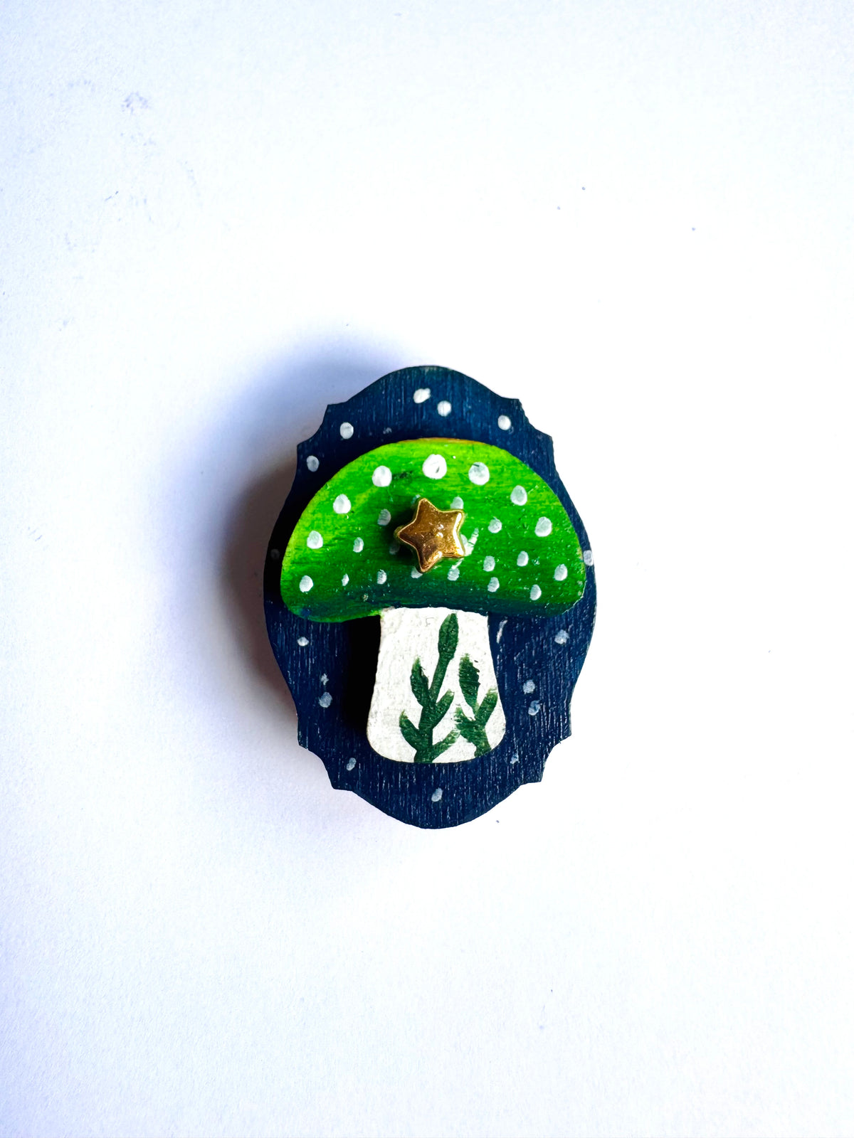 Hand-painted mini wooden MAGNET / Kézzel festett mini fakorong MÁGNES