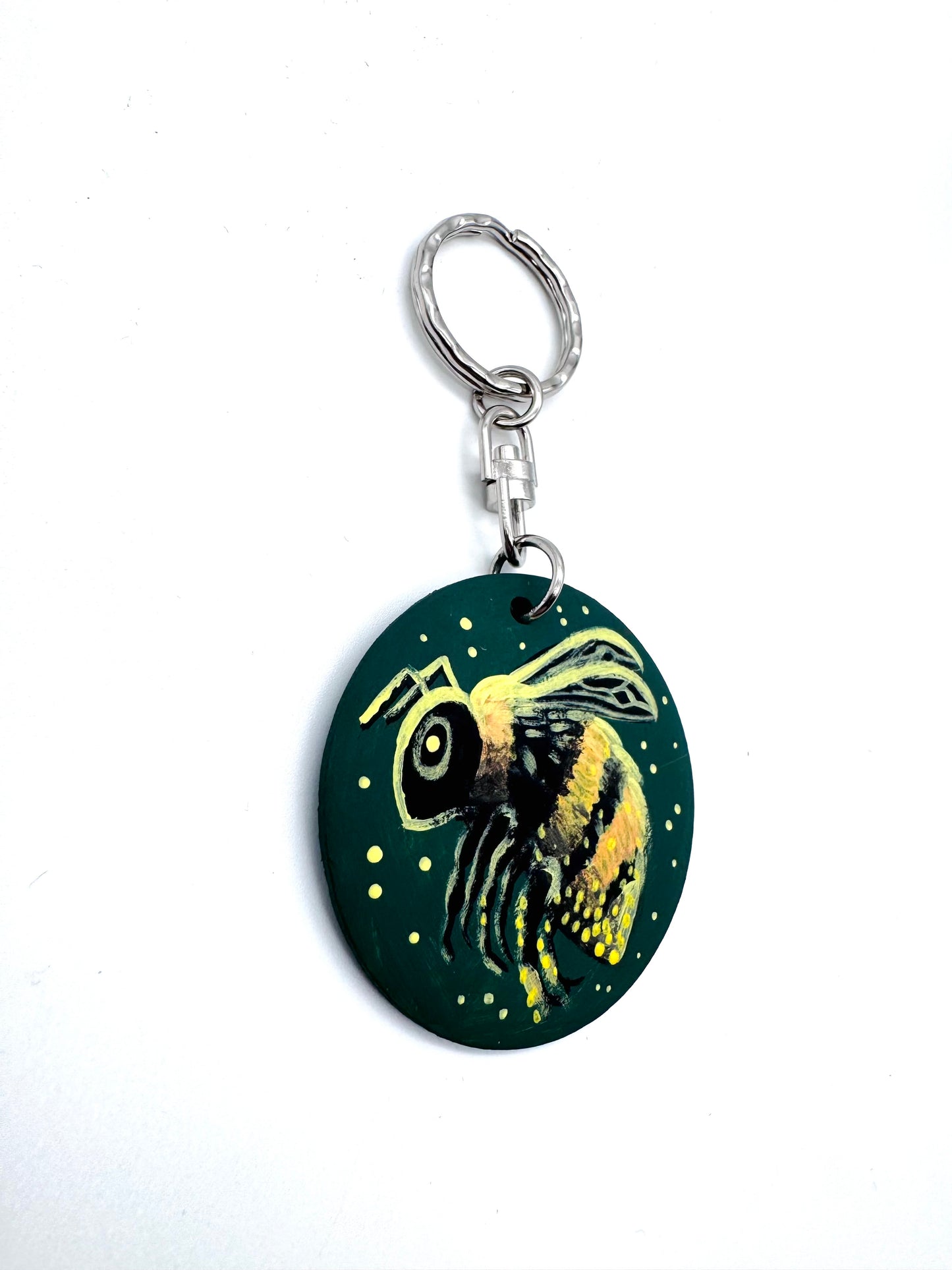 Round wooden keychain (larger size) / Kerek fa kulcstartó (nagyobb méret)