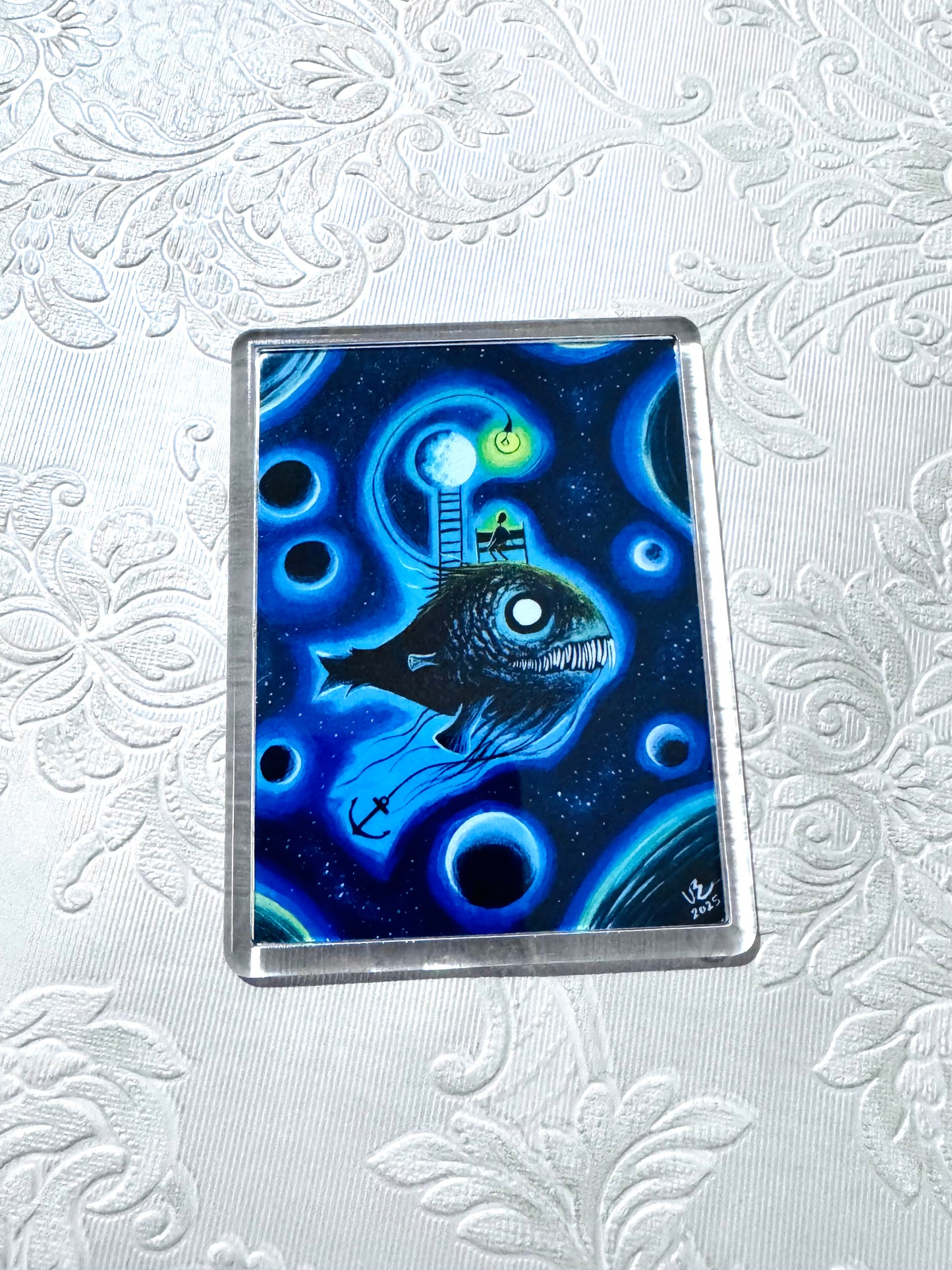 Plexi magnet / Mágnes plexi tokkal