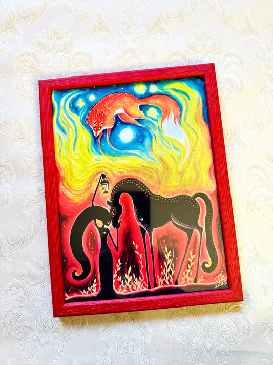 Medium framed art print / Közepes méretű keretezett művészi nyomat