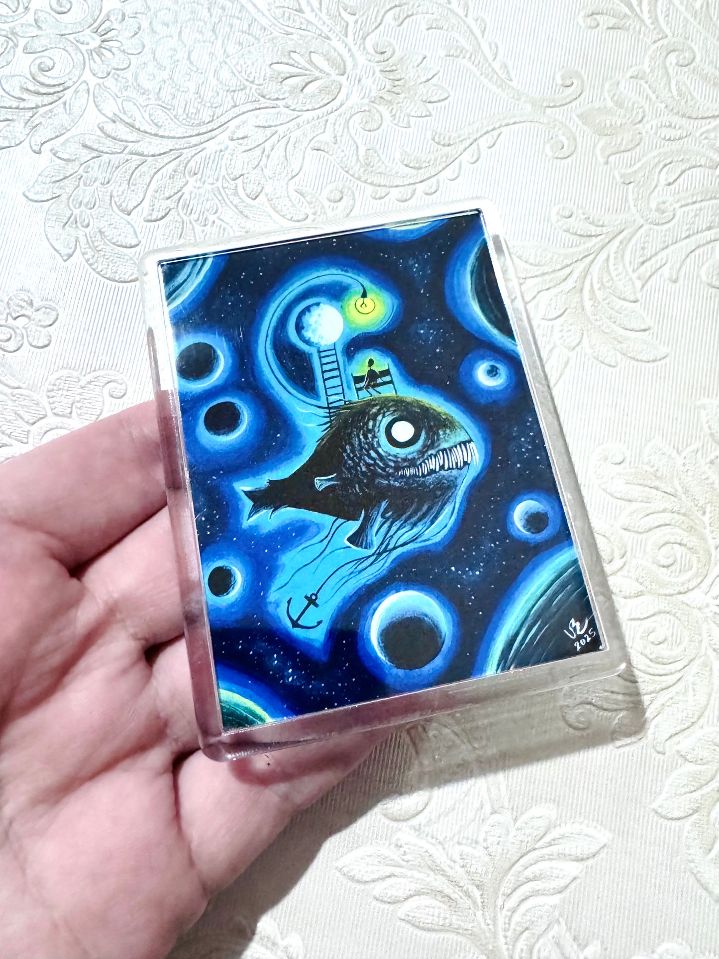 Plexi magnet / Mágnes plexi tokkal